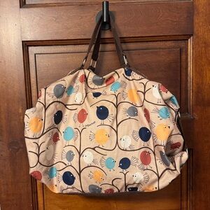 Lesportsac Multicolor Bird Print weekender Tote